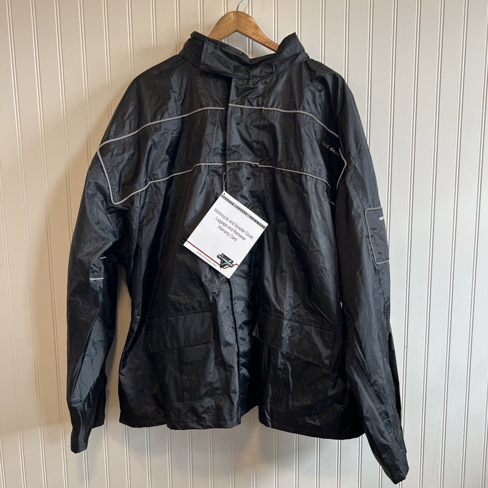 Pro storm‎ two-piece rain suit Nelson Rigg Men's black 4XL NWT
